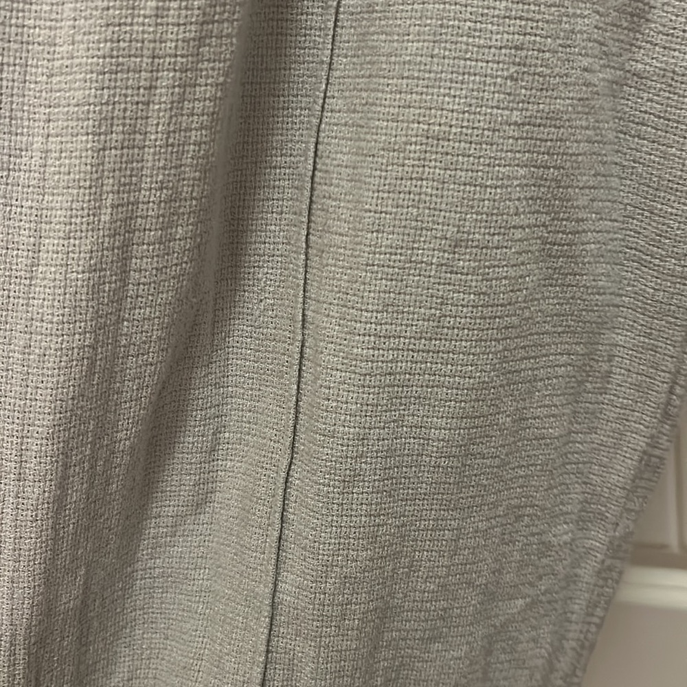 Madewell Gray linen small Relaxed Fit pants - Picture 2 of 6